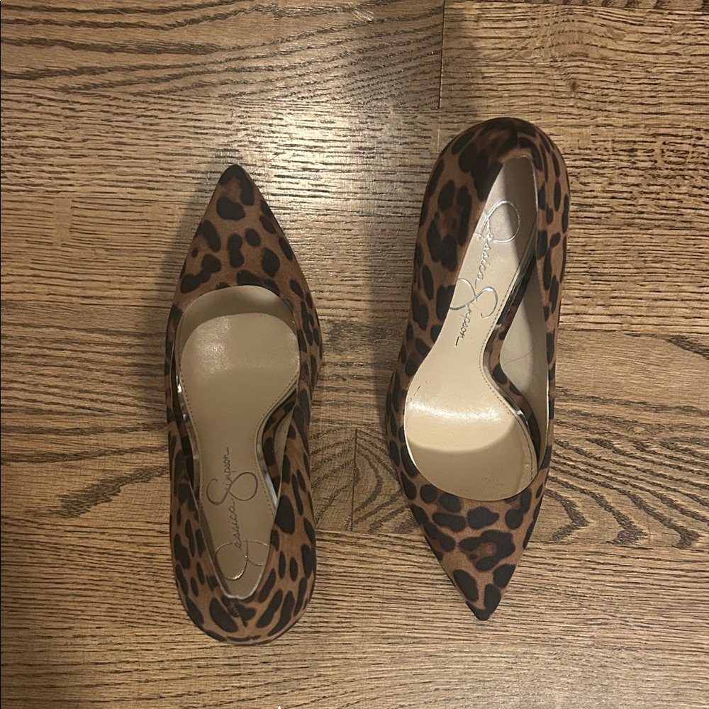 Jessica Simpson Leopard Print Heels